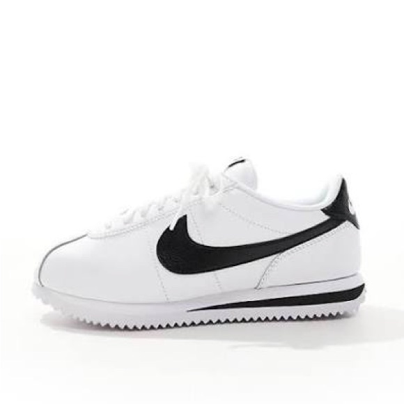 Nike Classic White and Black Cortez Sneakers - Picture 1 of 2